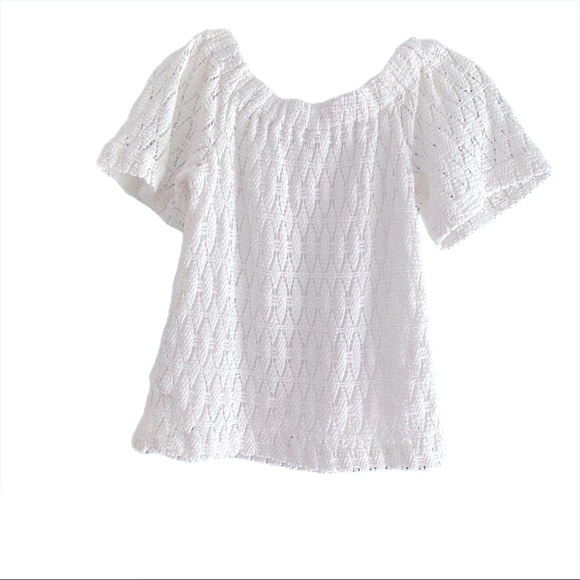 A.L.C. Cheyenne Off The Shoulder Lace Top Size 2 - Picture 2 of 6